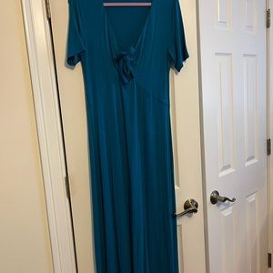 Emerald Jade maxi dress from Express. Summer 2016